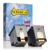 123inkt huismerk vervangt HP 62 (N9J71AE) duo verpakking inktcartridge zwart en kleur