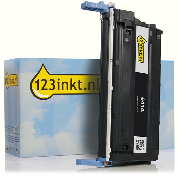 123inkt huismerk vervangt HP 641A (C9720A / EP-85) toner zwart C9720AC 039125 - 1