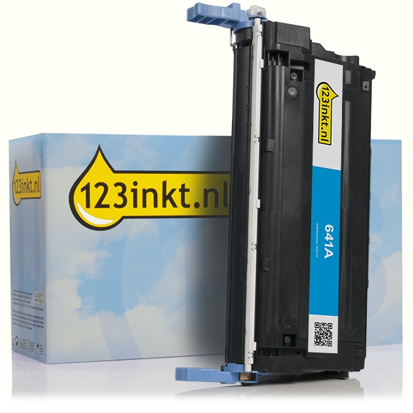 123inkt huismerk vervangt HP 641A (C9721A / EP-85C) toner cyaan C9721AC 039135 - 1