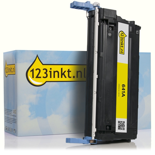 123inkt huismerk vervangt HP 641A (C9722A / EP-85Y) toner geel C9722AC 039145 - 1