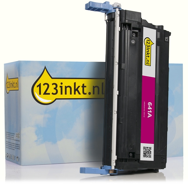 123inkt huismerk vervangt HP 641A (C9723A / EP-85M) toner magenta C9723AC 039152 - 1