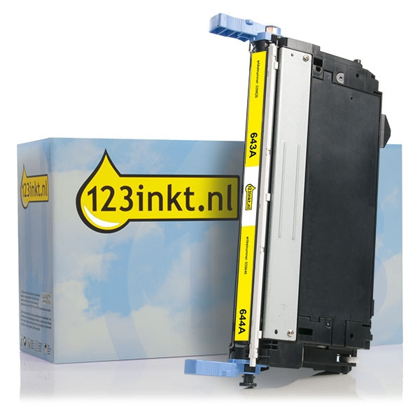 123inkt huismerk vervangt HP 643A (Q5952A) toner geel Q5952AC 039626 - 1