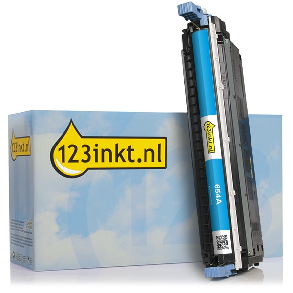 123inkt huismerk vervangt HP 645A (C9731A) toner cyaan C9731AC 039225 - 1