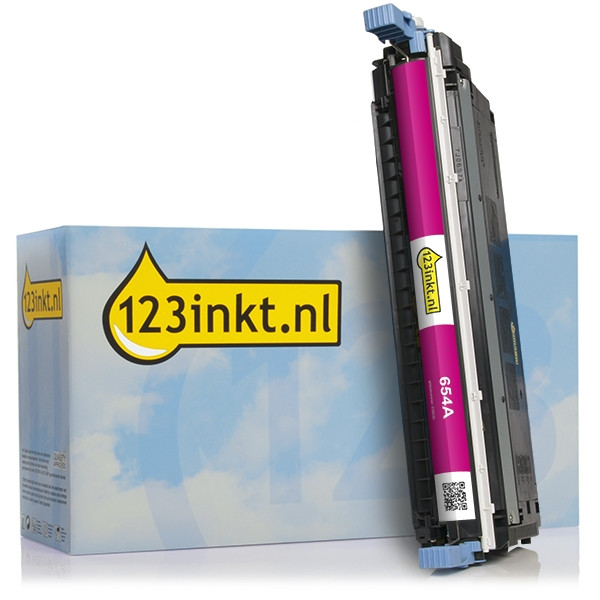 123inkt huismerk vervangt HP 645A (C9733A) toner magenta C9733AC 039245 - 1