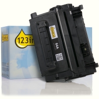 123inkt huismerk vervangt HP 64A (CC364A) toner zwart CC364AC 039813