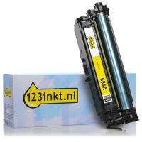 123inkt huismerk vervangt HP 654A (CF332A) toner geel CF332AC 054797