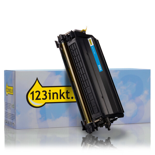 123inkt huismerk vervangt HP 656X (CF461X) toner cyaan hoge capaciteit CF461XC 055169 - 1