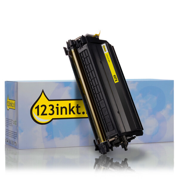 123inkt huismerk vervangt HP 657X (CF472X) toner geel hoge capaciteit CF472XC 055179 - 1