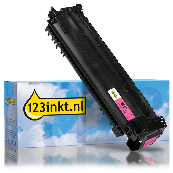 123inkt huismerk vervangt HP 658X (W2003X) toner magenta hoge capaciteit 055413 - 1