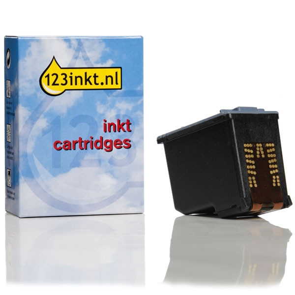 123inkt huismerk vervangt HP 701 (CC635AE) inktcartridge zwart CC635AEC 044025 - 1