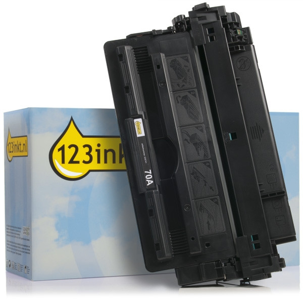 123inkt huismerk vervangt HP 70A (Q7570A) toner zwart Q7570AC 039741 - 1