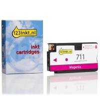 123inkt huismerk vervangt HP 711 (CZ131A) inktcartridge magenta CZ131AC 044199