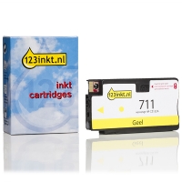 123inkt huismerk vervangt HP 711 (CZ132A) inktcartridge geel CZ132AC 044201