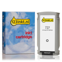 123inkt huismerk vervangt HP 727 (B3P23A) inktcartridge foto zwart hoge capaciteit B3P23AC 044289