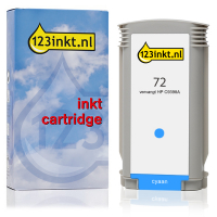 123inkt huismerk vervangt HP 72 (C9398A) inktcartridge cyaan C9398AC 030883