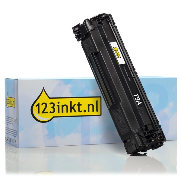 123inkt huismerk vervangt HP 79A (CF279A) toner zwart CF279AC 055119 - 1