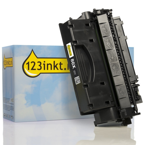 123inkt huismerk vervangt HP 80X (CF280X) toner zwart hoge capaciteit CF280XC 054115 - 1