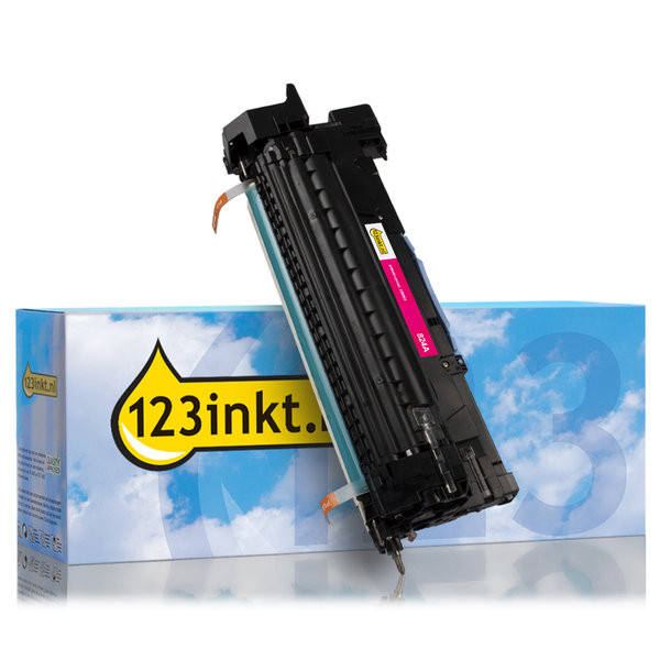 123inkt huismerk vervangt HP 824A (CB387A) drum magenta CB387AC 039803 - 1