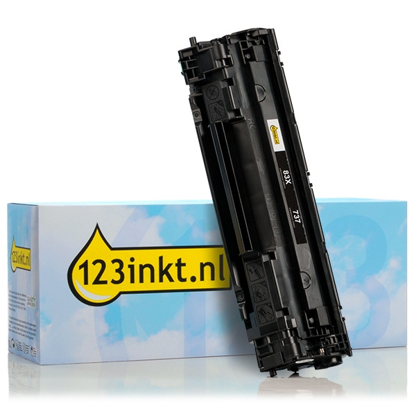 123inkt huismerk vervangt HP 83X (CF283X) toner zwart hoge capaciteit CF283XC 054819 - 1