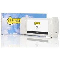 123inkt huismerk vervangt HP 83 (C4940A) UV inktcartridge zwart C4940AC 031561