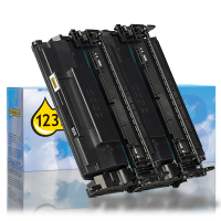 123inkt huismerk vervangt HP 89A (CF289A) toner zwart dubbelpak 055311