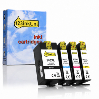 123inkt huismerk vervangt HP 903XL multipack zwart/cyaan/magenta/geel