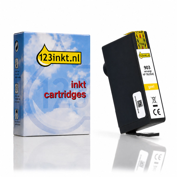 123inkt huismerk vervangt HP 903 (T6L95AE) inktcartridge geel 093178 - 1