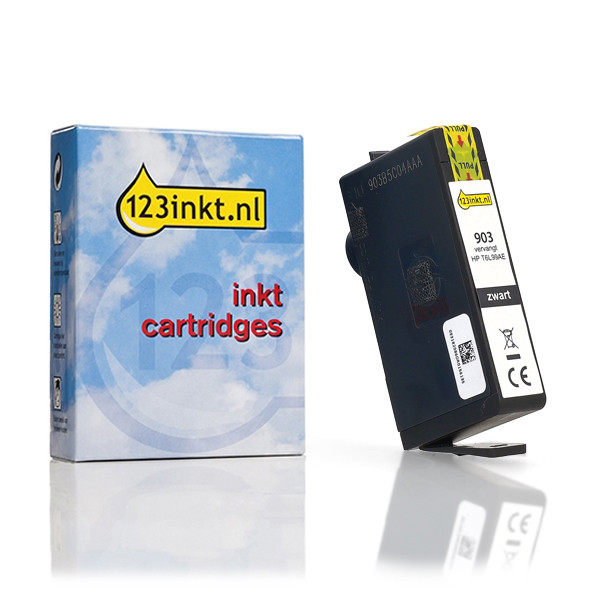 123inkt huismerk vervangt HP 903 (T6L99AE) inktcartridge zwart 093182 - 1