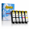 123inkt huismerk vervangt HP 903 multipack + extra zwart: 2 x zwart + 3 kleuren 160740 - 1