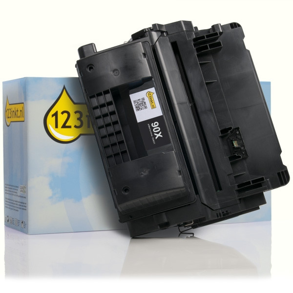 123inkt huismerk vervangt HP 90X (CE390X) toner zwart hoge capaciteit CE390XC 054031 - 1