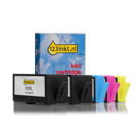 123inkt huismerk vervangt HP 912XL multipack 2x zwart + 3 kleuren  160743