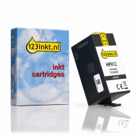 123inkt huismerk vervangt HP 912 (3YL80AE) inktcartridge zwart