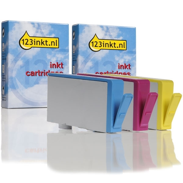 123inkt huismerk vervangt HP 920XL multipack kleur cyaan/magenta/geel SD532AEC 044169 - 1