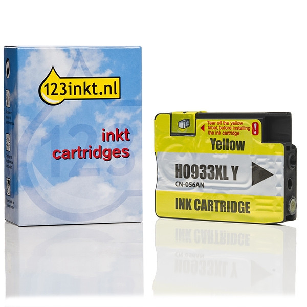 123inkt huismerk vervangt HP 933XL (CN056AE) inktcartridge geel hoge capaciteit CN056AEC 044153 - 1