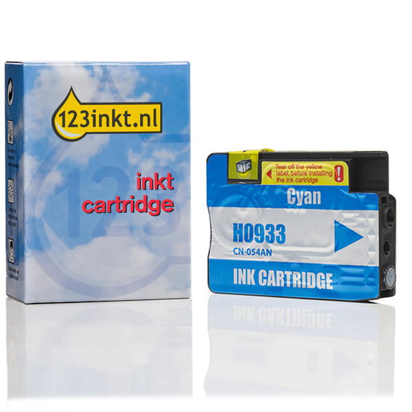 123inkt huismerk vervangt HP 933 (CN058AE) inktcartridge cyaan CN058AEC 000520 - 1