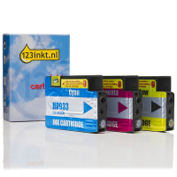 123inkt huismerk vervangt HP 933 multipack cyaan/magenta/geel CR711AEC 000523