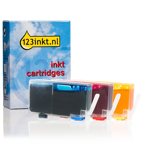 123inkt huismerk vervangt HP 935 (2X1H3AE) multipack cyaan/magenta/geel 010097 - 1