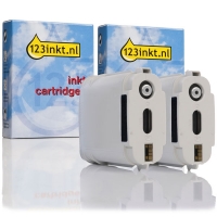 123inkt huismerk vervangt HP 940XL (C4906AE) dubbelpak zwart hoge capaciteit C4906AEC 160116