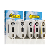 123inkt huismerk vervangt HP 940XL multipack 2x zwart + 3 kleuren  160748