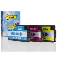 123inkt huismerk vervangt HP 951XL multipack cyaan/magenta/geel  160125