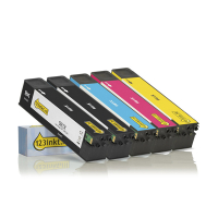 123inkt huismerk vervangt HP 981X multipack 2x zwart + 3 kleuren  160759