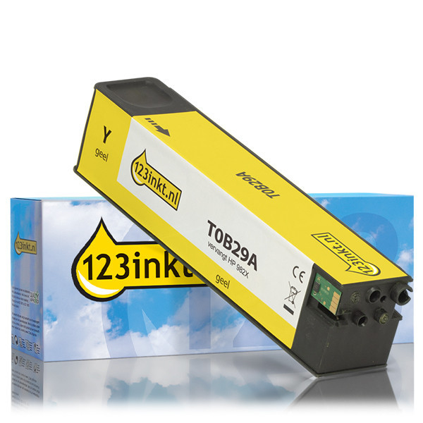 123inkt huismerk vervangt HP 982A (T0B25A) inktcartridge geel T0B25AC 055199 - 1