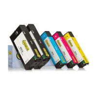 123inkt huismerk vervangt HP 991A multipack 2x zwart + 3 kleuren  160761