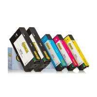 123inkt huismerk vervangt HP 991X multipack 2x zwart + 3 kleuren  160762