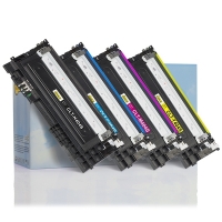 123inkt huismerk vervangt HP SU365A (CLT-P404C) multipack zwart + 3 kleuren SU365AC 092865