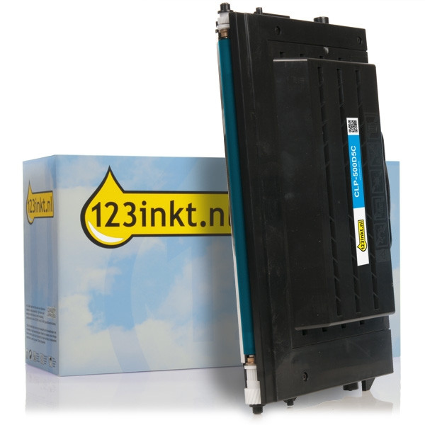 123inkt huismerk vervangt Samsung CLP-500D5C toner cyaan CLP-500D5C/ELSC 033336 - 1