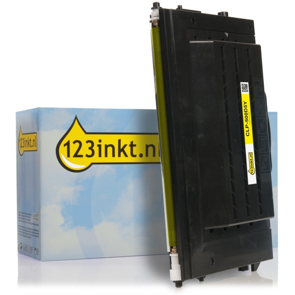 123inkt huismerk vervangt Samsung CLP-500D5Y toner geel CLP-500D5Y/ELSC 033346 - 1