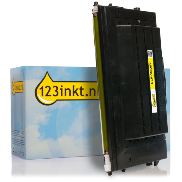 123inkt huismerk vervangt Samsung CLP-510D5Y toner geel hoge capaciteit CLP-510D5Y/ELSC 033406 - 1