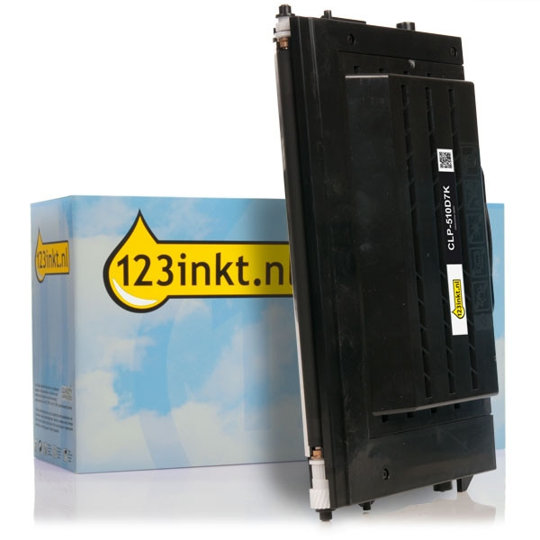 123inkt huismerk vervangt Samsung CLP-510D7K toner zwart hoge capaciteit CLP-510D7K/ELSC 033391 - 1