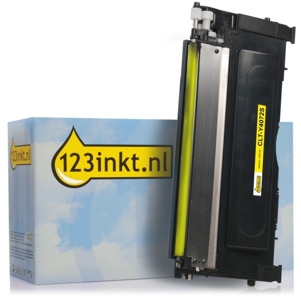 123inkt huismerk vervangt Samsung CLT-Y4072S (SU472A) toner geel CLT-Y4072S/ELSC 033723 - 